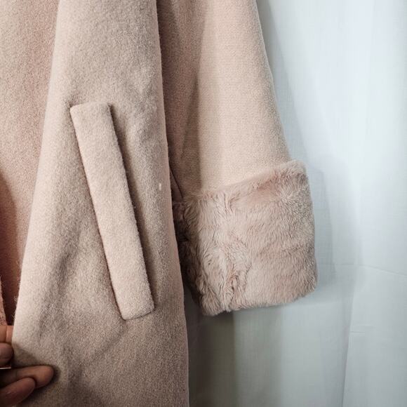 Free People HUTCH Collab Overcoat Mixed Media Fur Boucle Xlarge NWT - Picture 5 of 12